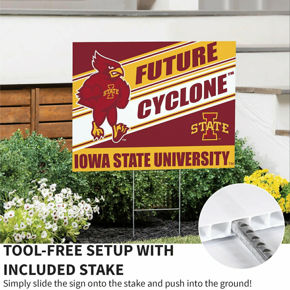 Iowa State University Coroplast Yard Sign, Future Student, Collegiate, Home