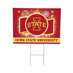 Iowa State University Yard Sign, Patriotic, Collegiate, Home