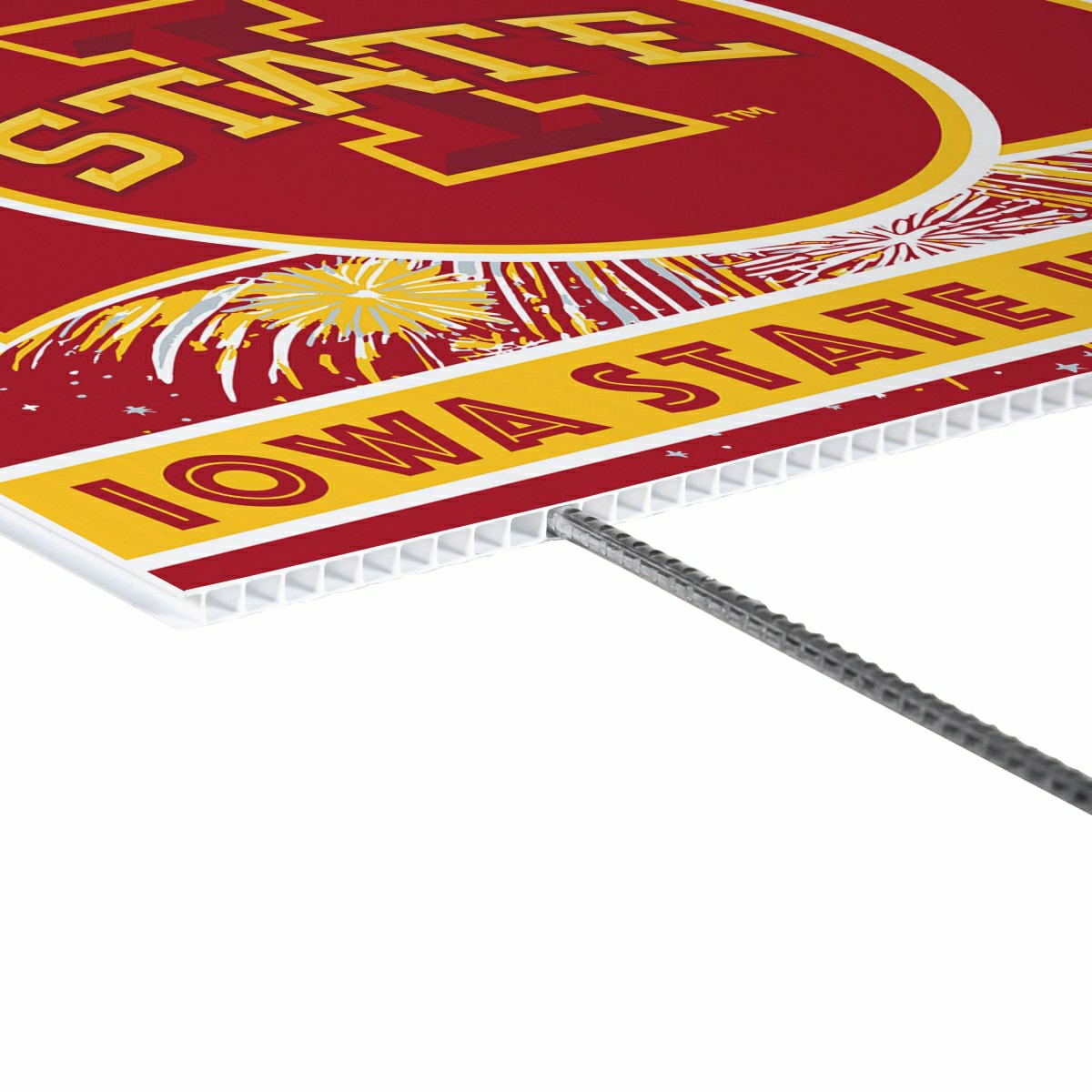 Iowa State University Yard Sign, Patriotic, Collegiate, Home