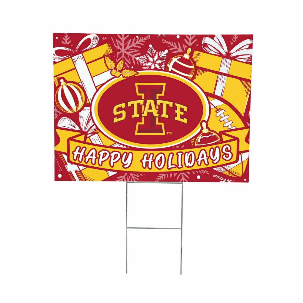 Iowa State University Yard Sign, Holiday, Collegiate, Home