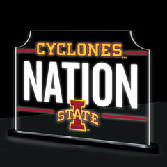 Iowa State University College Rectangle Desklite LED Decor, Collegiate, Home