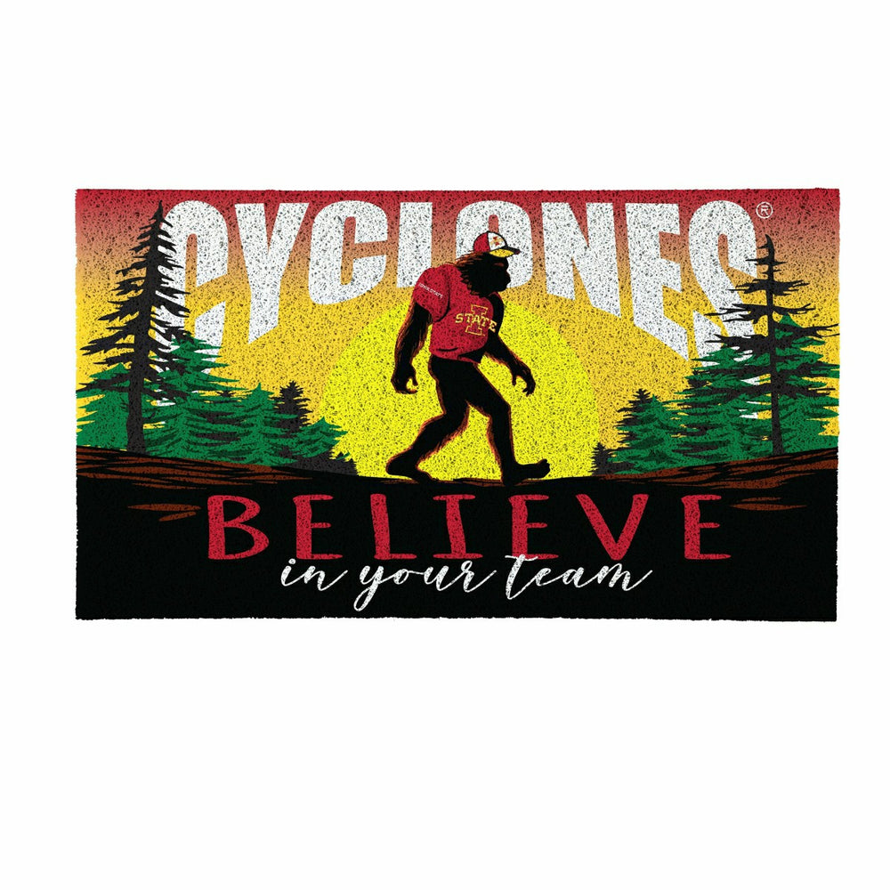 Iowa State University Bigfoot PVC Mat, 28"x16", Collegiate