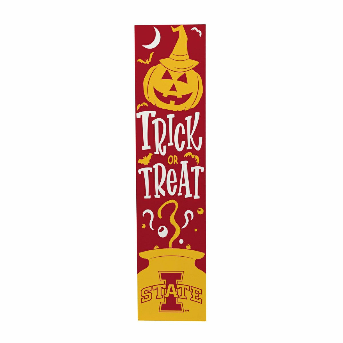 47" Double Sided Leaner, Iowa State University, Halloween, Collegiate, Home