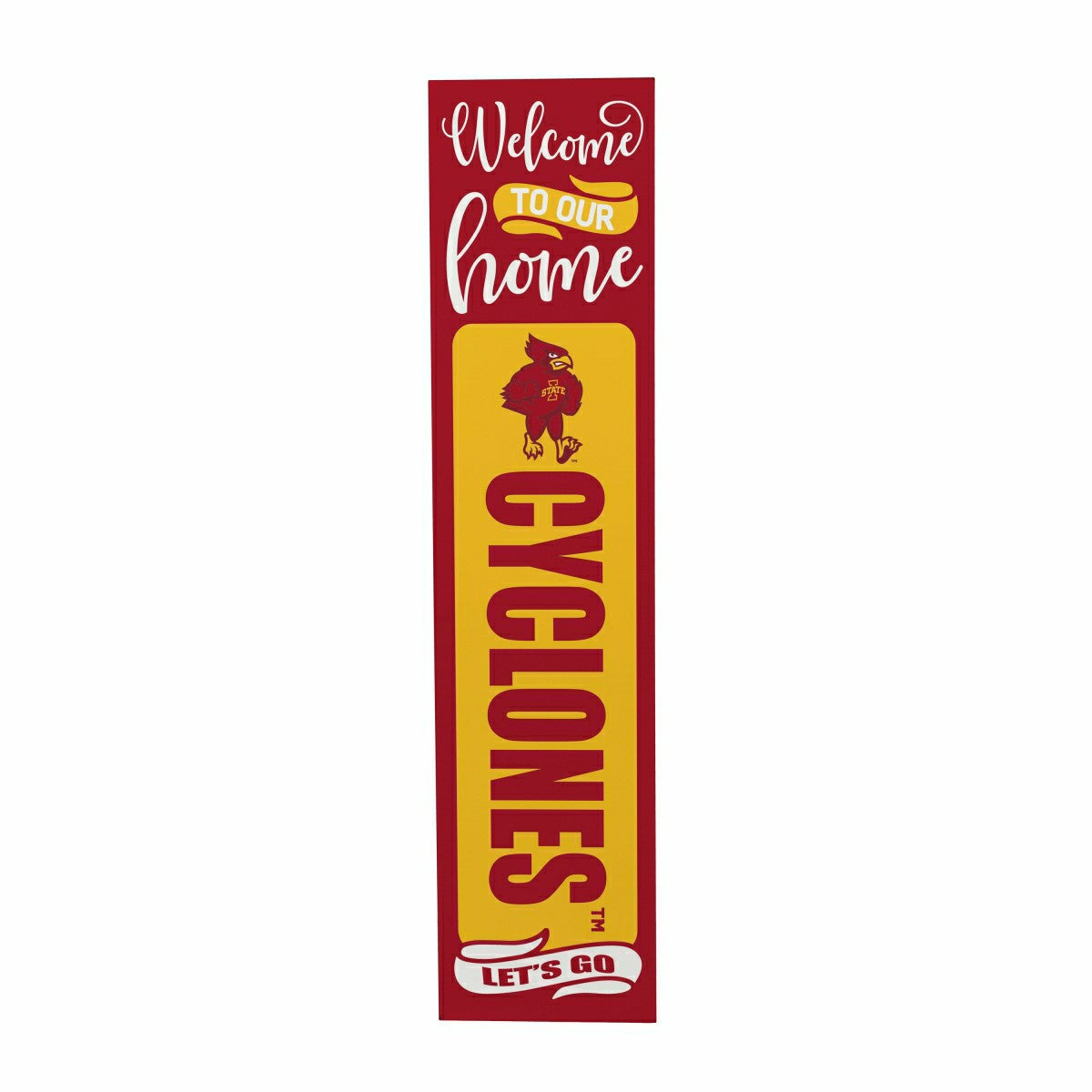 47" Double Sided Leaner, Iowa State University, Halloween, Collegiate, Home