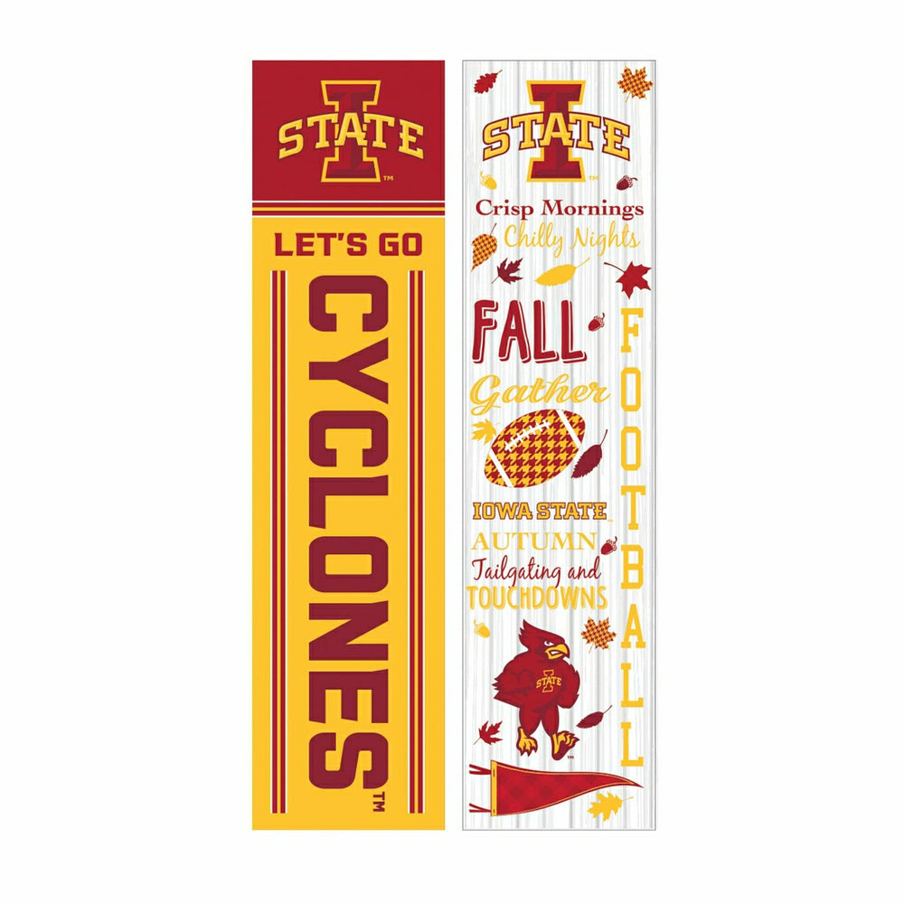 46" Double Sided Leaner, Iowa State University, Fall Seasonal, Collegiate, Home
