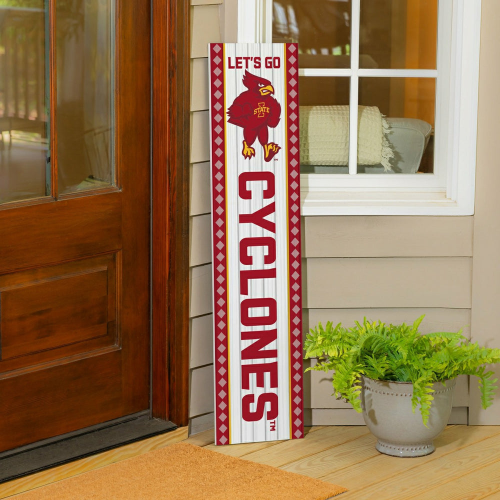 47" Double Sided Leaner, Iowa State University, Christmas, Collegiate, Home