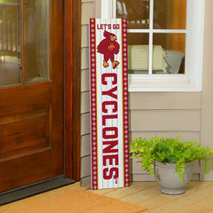 47" Double Sided Leaner, Iowa State University, Christmas, Collegiate, Home