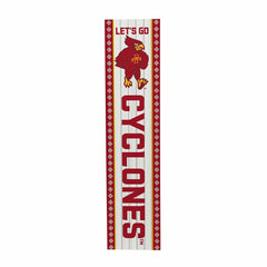 47" Double Sided Leaner, Iowa State University, Christmas, Collegiate, Home