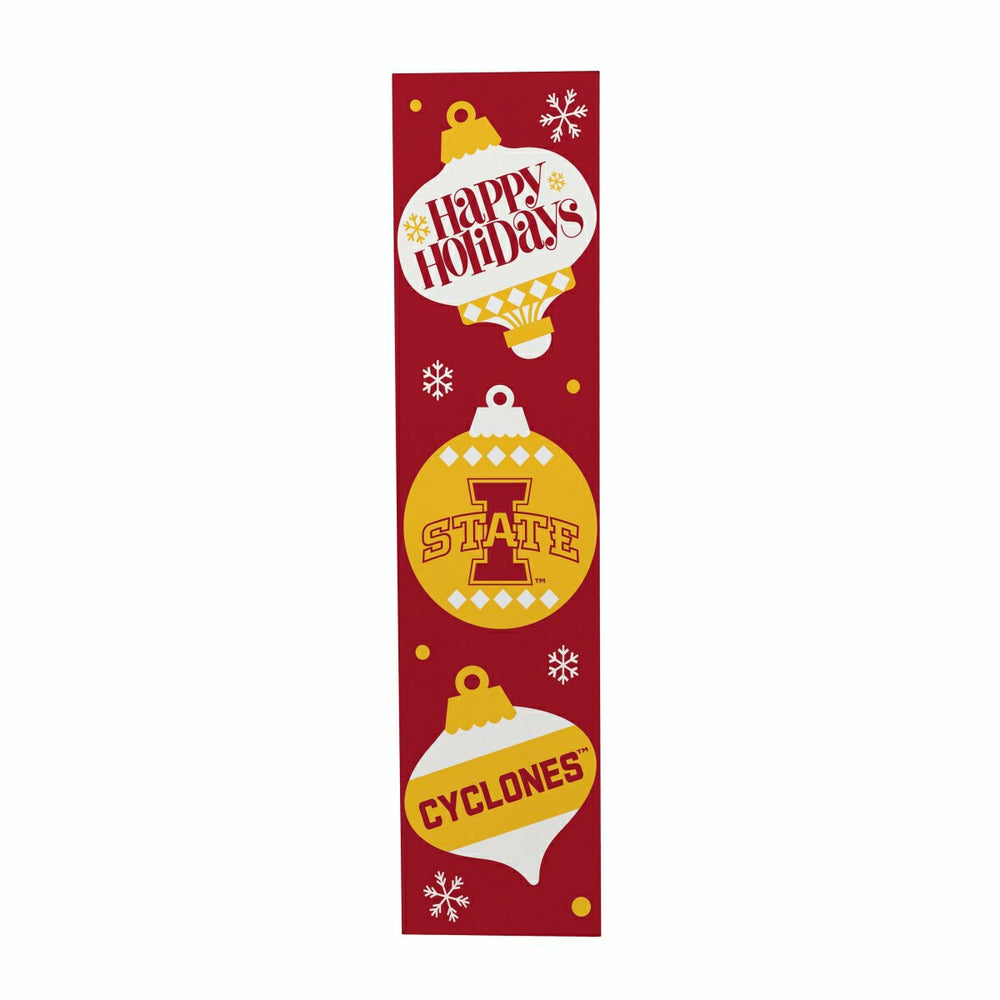 47" Double Sided Leaner, Iowa State University, Christmas, Collegiate, Home