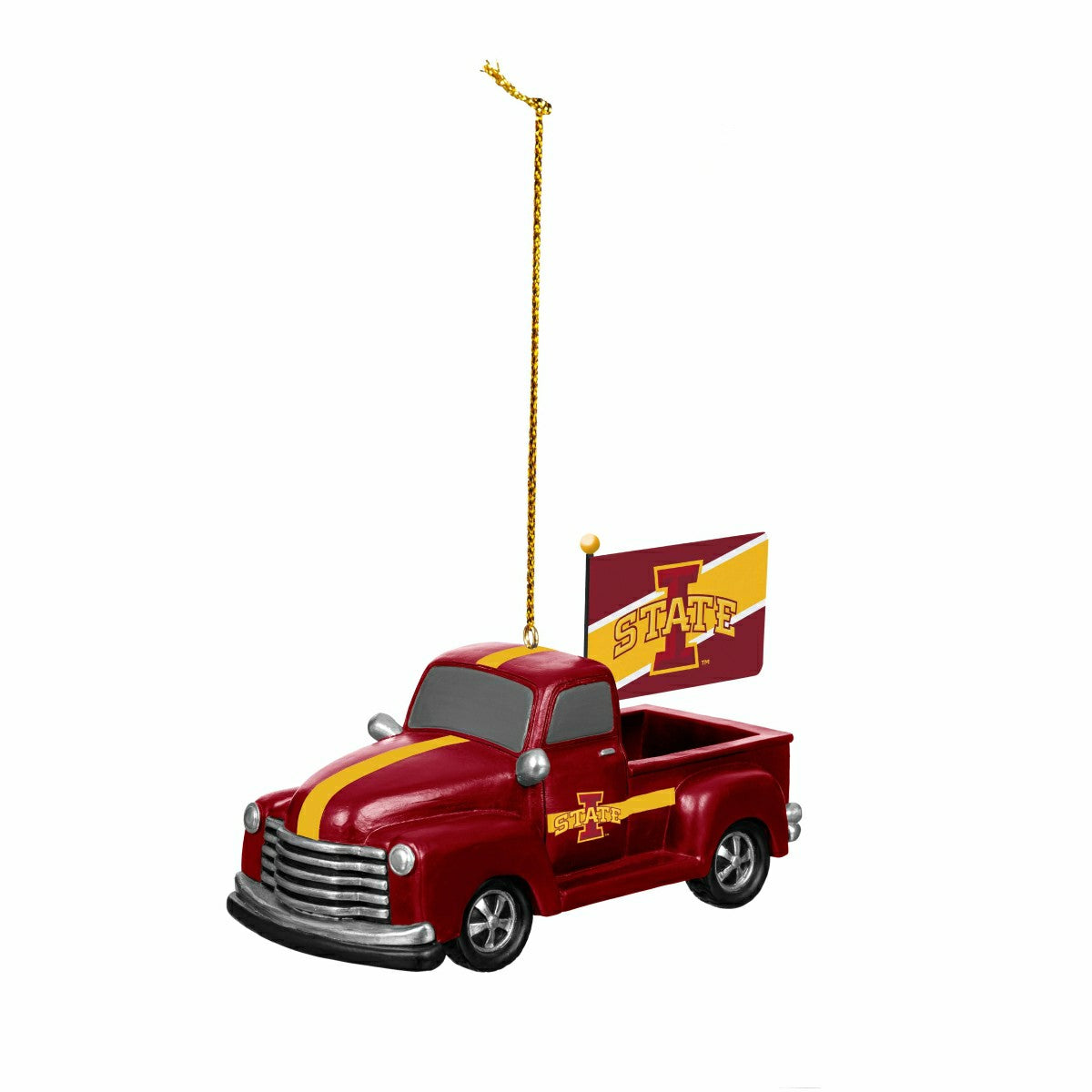 Iowa State University Rally Truck Ornament, Set of 2, Collegiate, Home