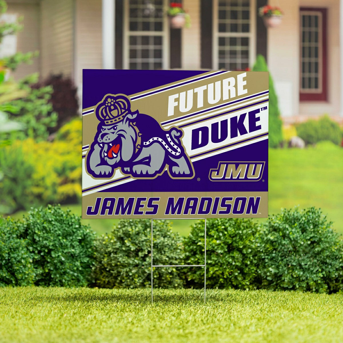 James Madison University Coroplast Yard Sign, Future Student, Collegiate, Home