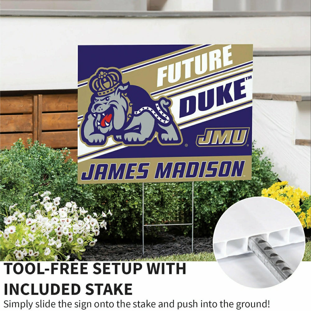 James Madison University Coroplast Yard Sign, Future Student, Collegiate, Home