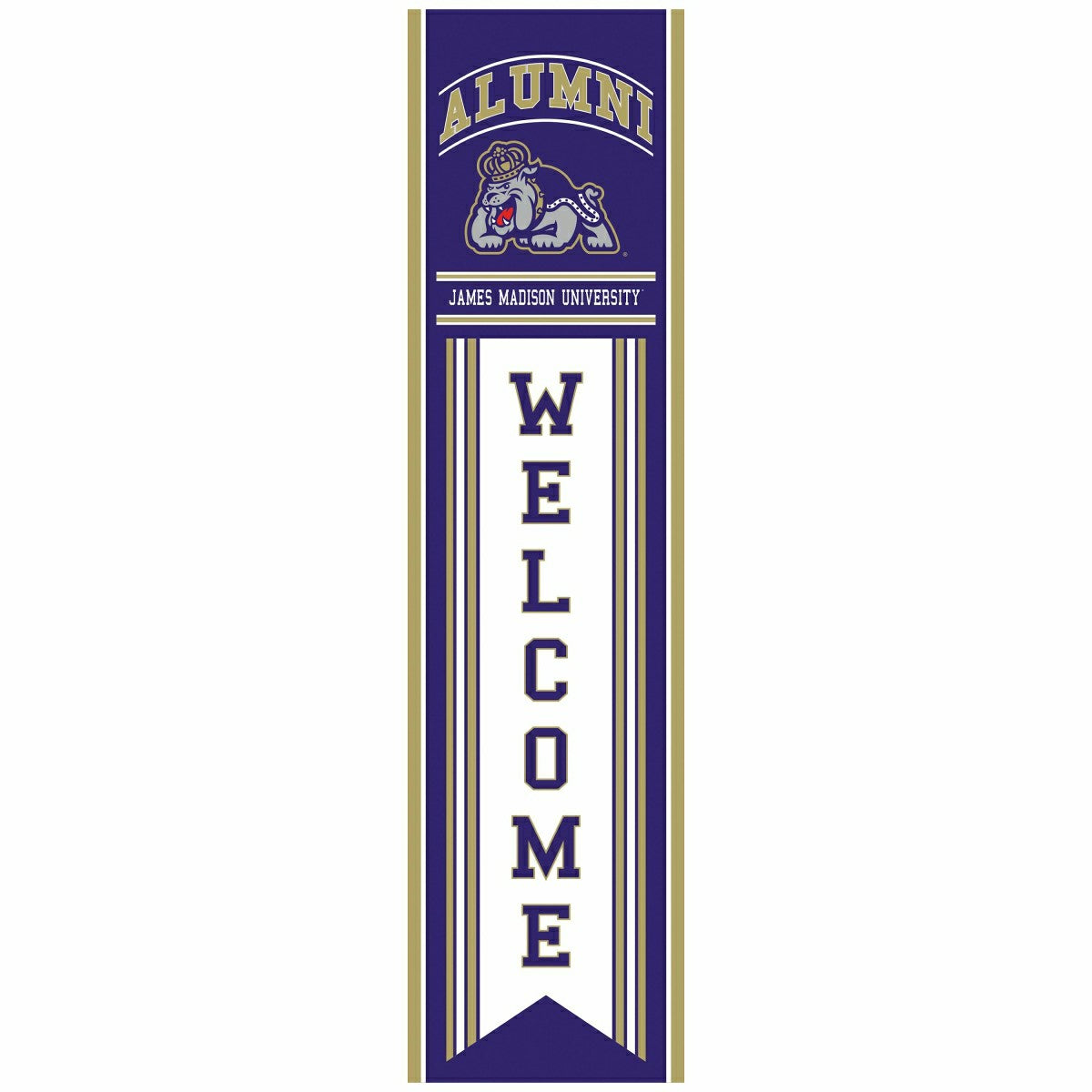 James Madison University Alumni Single Sided Large Leaner, 46", Collegiate, Home