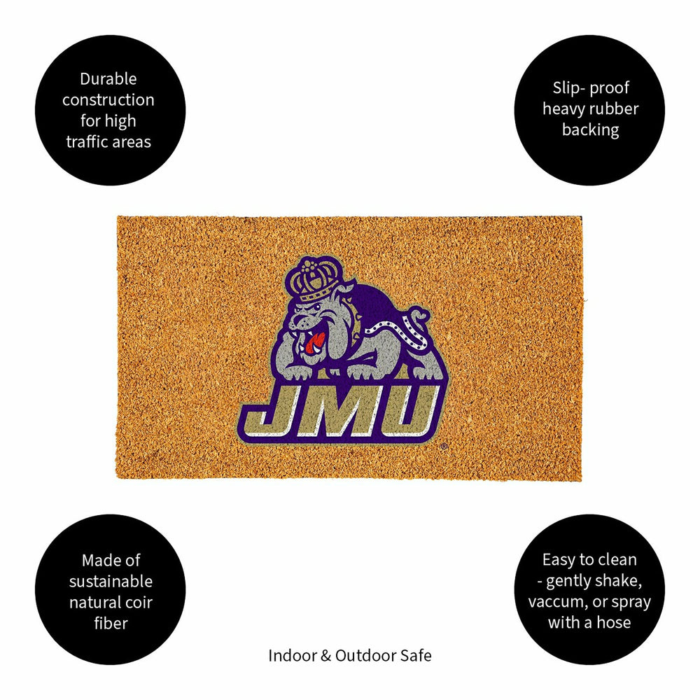 Coir Mat, 16"x28", James Madison University, Collegiate