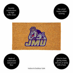 Coir Mat, 16"x28", James Madison University, Collegiate