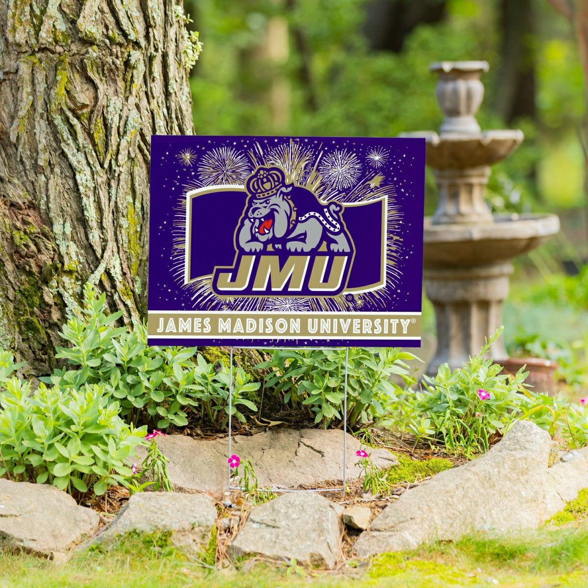 James Madison University Yard Sign, Patriotic, Collegiate, Home
