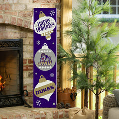 47" Double Sided Leaner, James Madison University, Christmas, Collegiate, Home