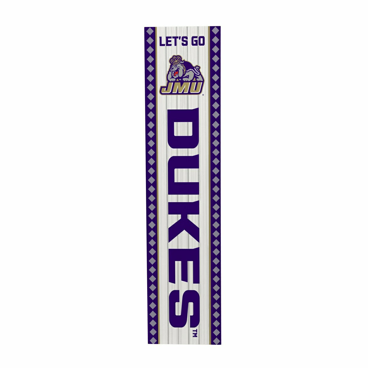 47" Double Sided Leaner, James Madison University, Christmas, Collegiate, Home