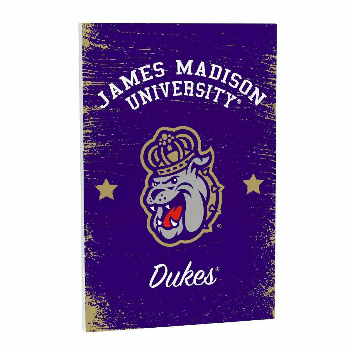 James Madison University Wood Wall Sign, 16x24, Collegiate, Home