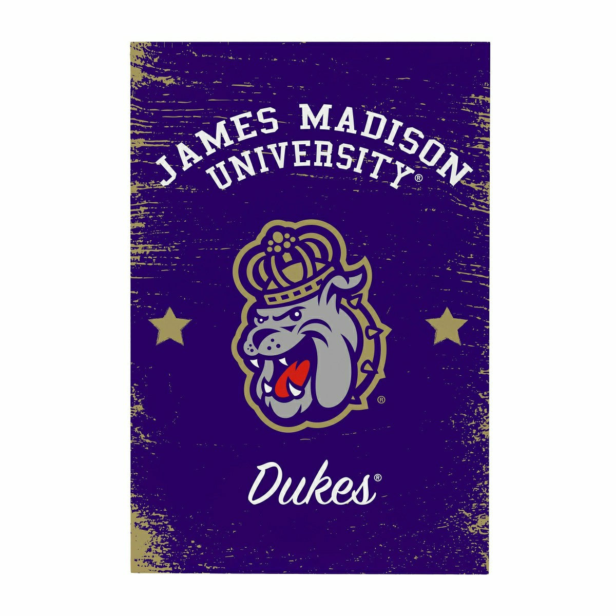 James Madison University Wood Wall Sign, 16x24, Collegiate, Home