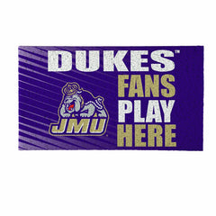James Madison University Fan Mat, 28"x16", Collegiate