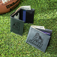 James Madison University, Bi-Fold and Tri-Fold Wallet Gift Set, Black, Collegiate, Home