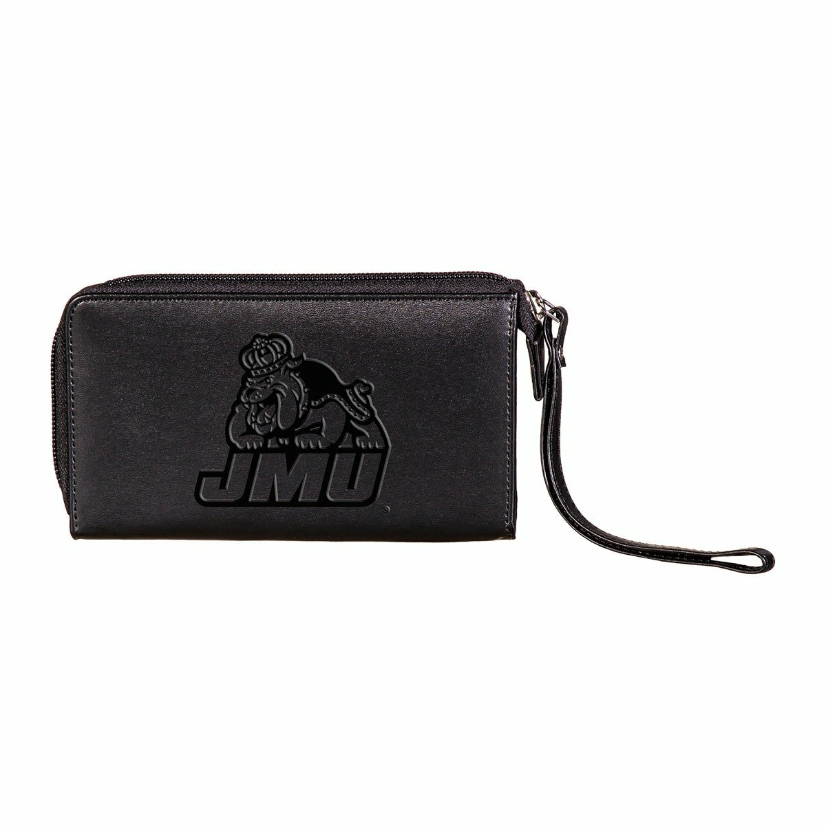 Wristlet Wallet, Black, James Madison University, Collegiate, Home
