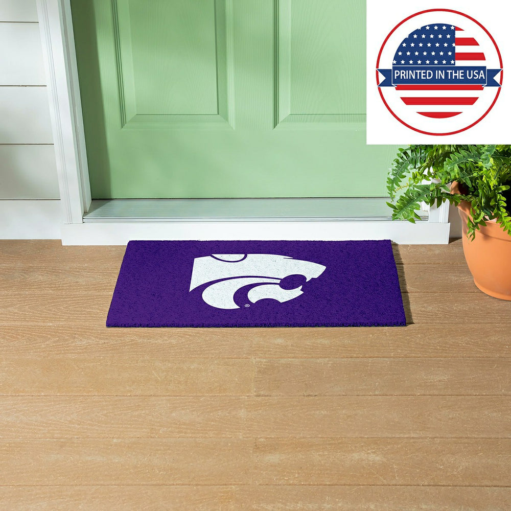 Full Color PVC Mat, 16" x 28", Kansas State University, Collegiate