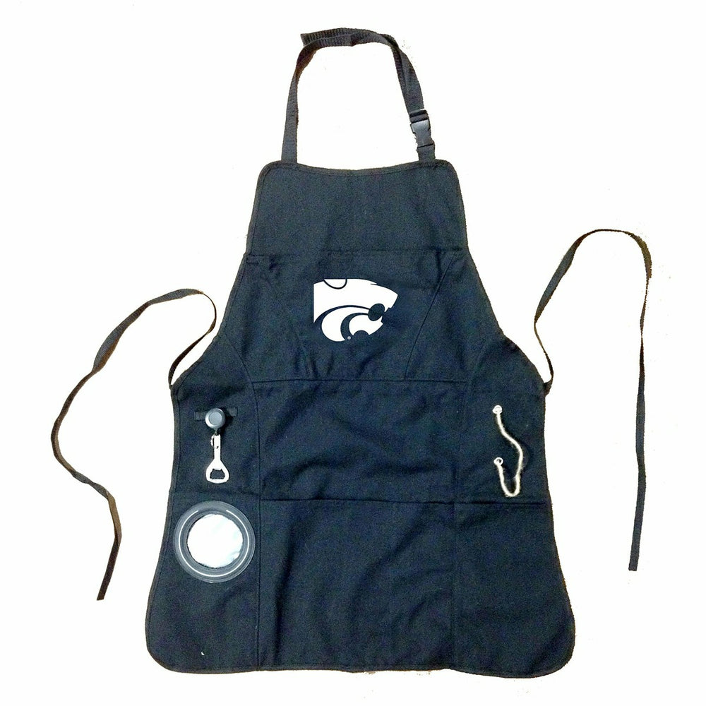 Grill Apron, Black, Kansas State University, Collegiate, Home