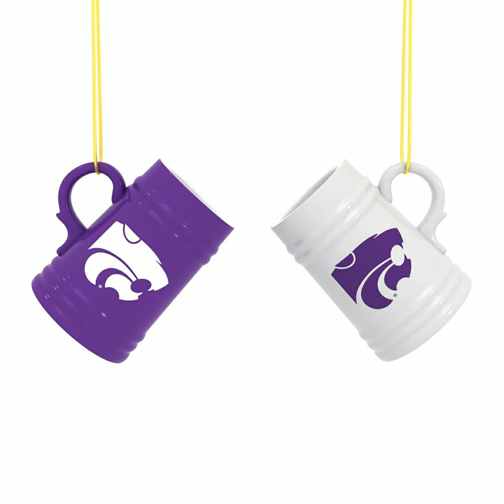 Kansas State University Ceramic Mini Stein, 3oz, set of 2, Collegiate, Home
