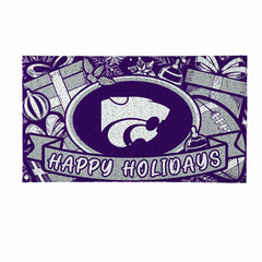 Kansas State University Holiday PVC Mat, 28"x16", Collegiate