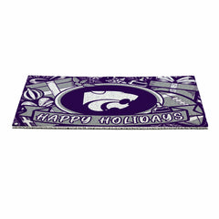 Kansas State University Holiday PVC Mat, 28"x16", Collegiate