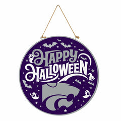 Kansas State University Halloween Round Door Décor with Hanging Rope, , Collegiate, Home