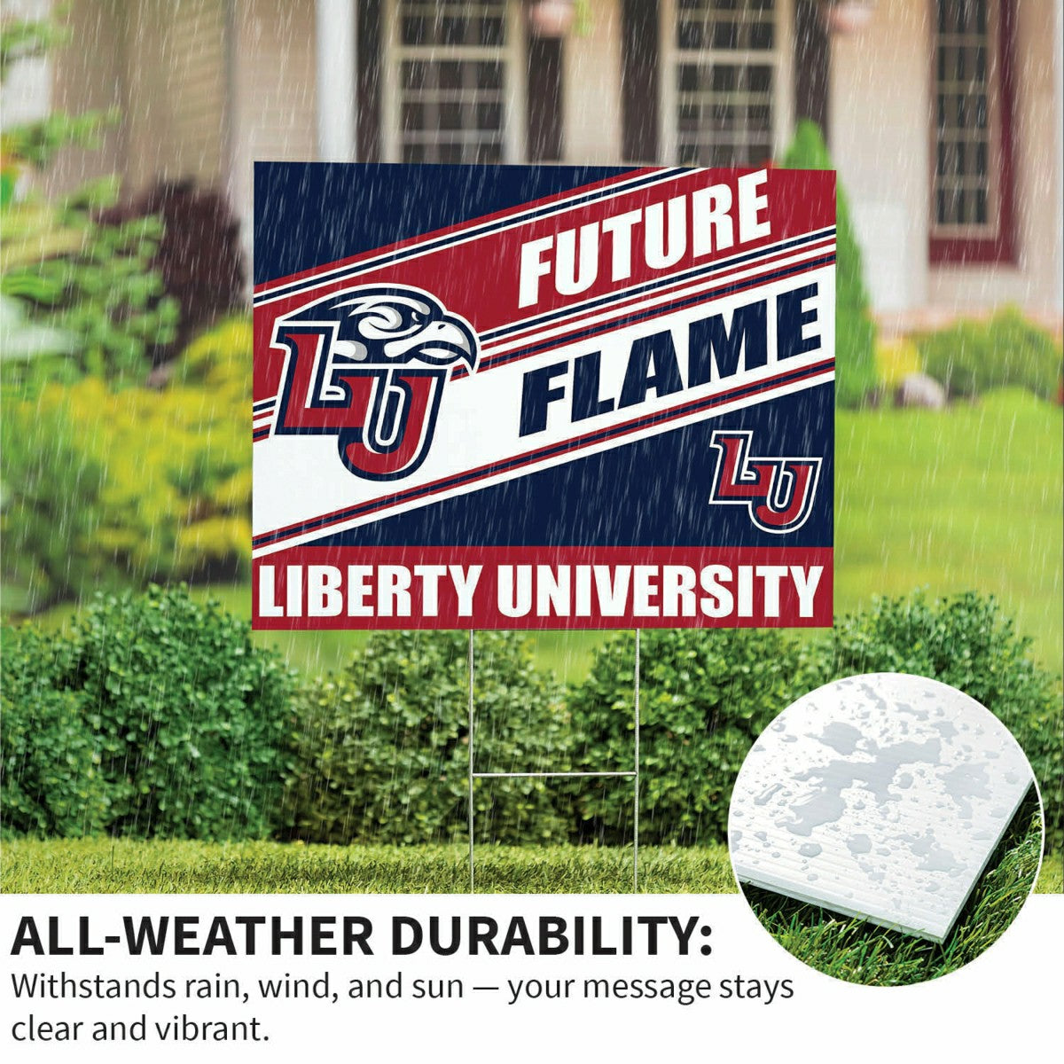 Liberty University Coroplast Yard Sign, Future Student, Collegiate, Home