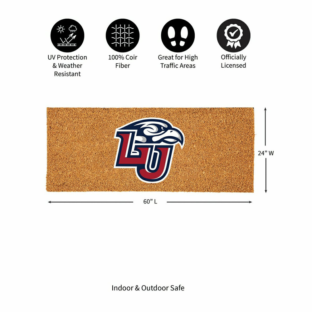 Liberty University Extra Large Full Color Coir Mat, 60"x24", Collegiate