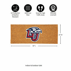 Liberty University Extra Large Full Color Coir Mat, 60"x24", Collegiate
