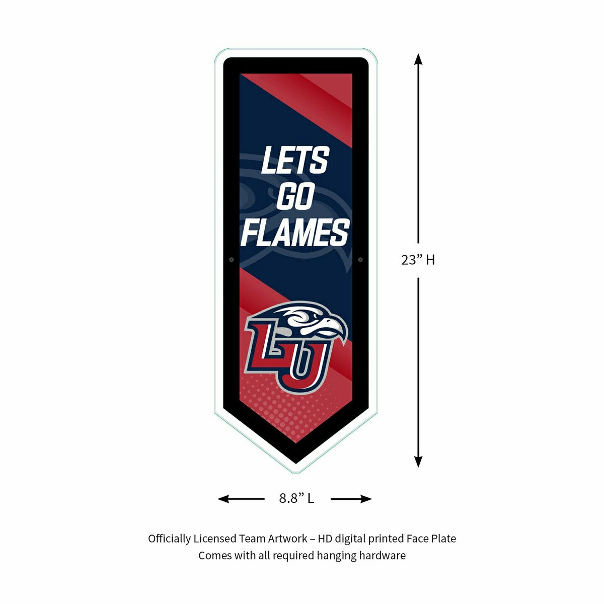 LED Wall Decor, Pennant, Liberty University, Collegiate, Home