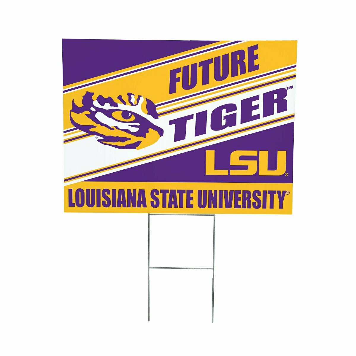 Louisiana State University Coroplast Yard Sign, Future Student, Collegiate, Home