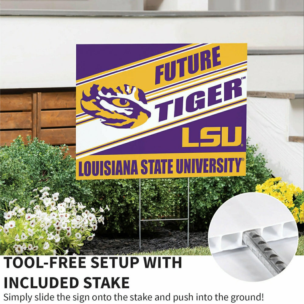 Louisiana State University Coroplast Yard Sign, Future Student, Collegiate, Home