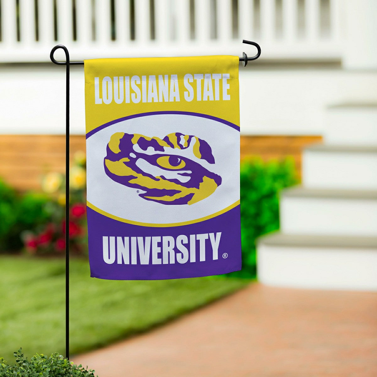 Louisiana State University Suede Flag, GDN, Collegiate, Home