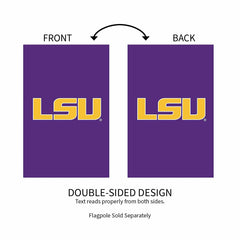 Louisiana State University Applique House Flag, Collegiate, Home