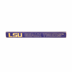 Louisiana State University Engraved Wood Sign, 1.5" x 18", Collegiate, Home