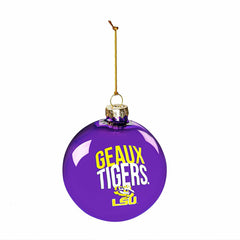 Blown Glass Ornament, Louisiana State University, Collegiate, Home