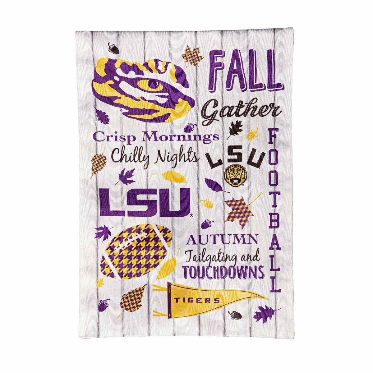 Louisiana State University, Moire Flag, GDN, Fall Seasonal, Collegiate, Home