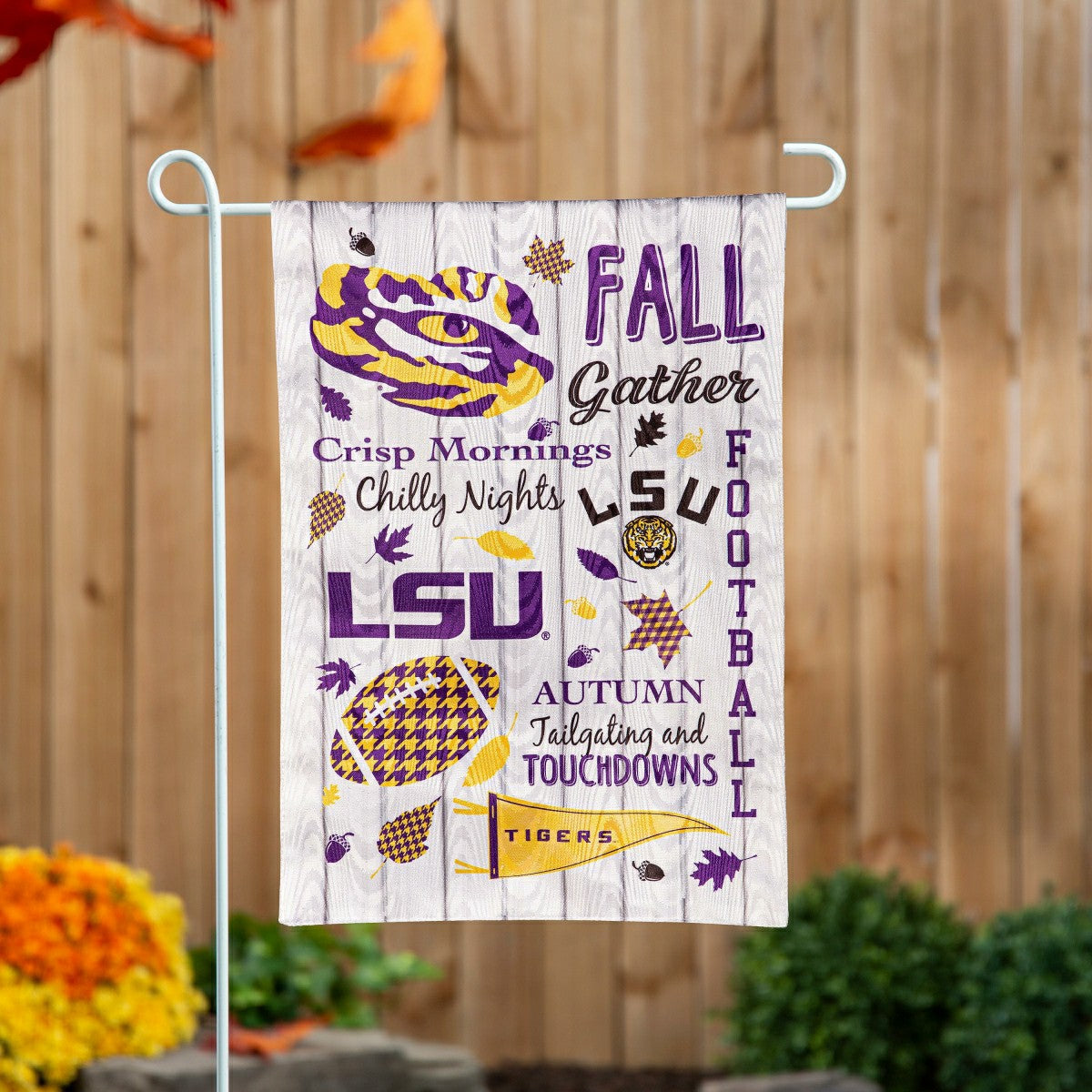 Louisiana State University, Moire Flag, GDN, Fall Seasonal, Collegiate, Home
