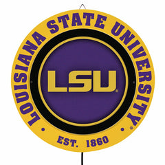 Louisiana State University, Metal Lite, Round, Collegiate
