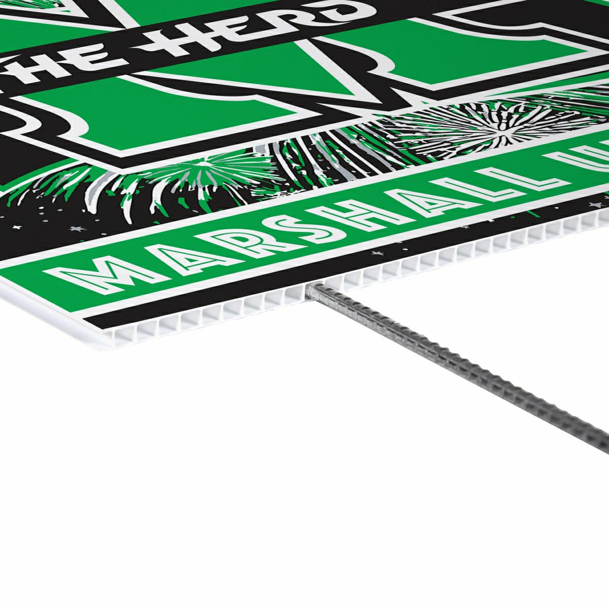 Marshall University Yard Sign, Patriotic, Collegiate, Home