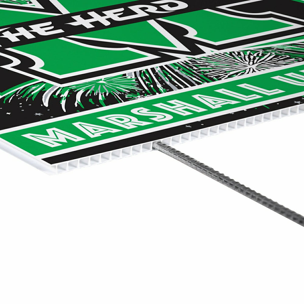 Marshall University Yard Sign, Patriotic, Collegiate, Home
