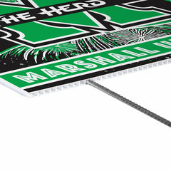 Marshall University Yard Sign, Patriotic, Collegiate, Home