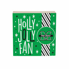 Marshall University Block, Holiday, 6x6, Collegiate, Home
